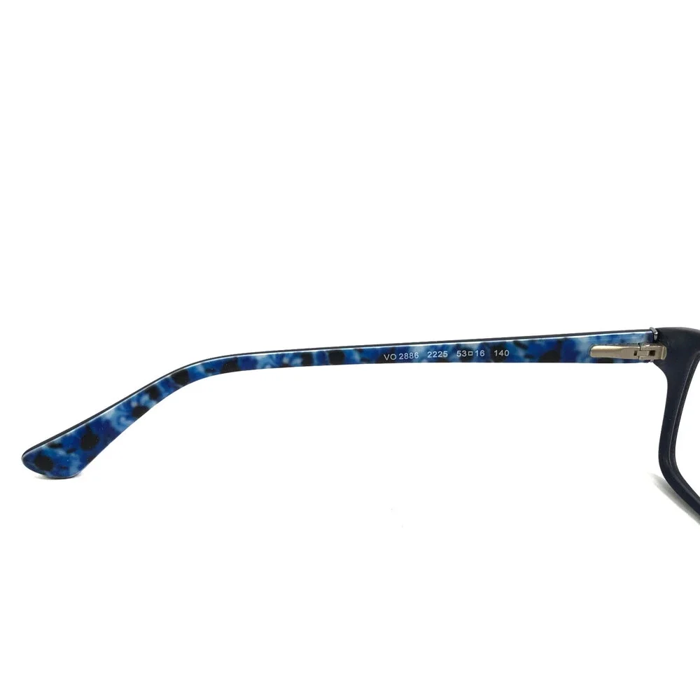 Vogue Eyeglasses Frames VO2886 2225 Matte Blue Rectangle Full Rim 53-16-140